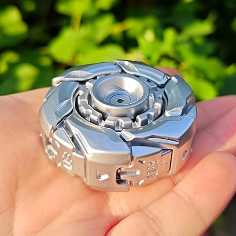 Fidget Sliders Open Armor Spinning TopFidget Toys Stress Relief for Adults Magnetic Metal