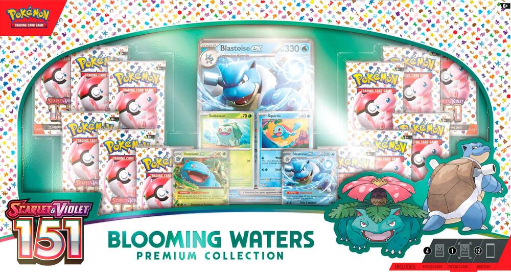 Pokemon Scarlet Violet 151 Blooming Waters Premium Collection
