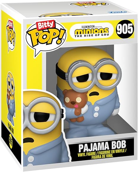 Funko Bitty POP! Minions and A Surprise Mystery Mini Figure - 0.9 Inch (2.2 Cm) - Despicable Me: Minions Collectable - Stackable Display Shelf Included - Gift Idea - Party Bags Stocking