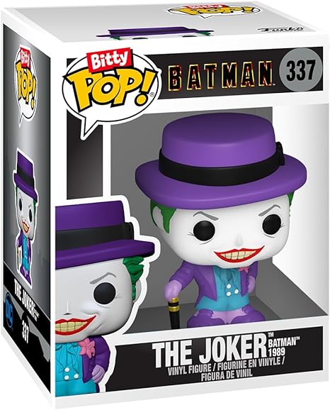 Funko Bitty POP! Batman 85th - Batman, 4-Pack and A Surprise Mystery Mini Figure - 0.9 Inch (2.2 Cm) - DC Comics Collectable - Stackable Display Shelf Included - Gift Idea - Party Bags Stocking