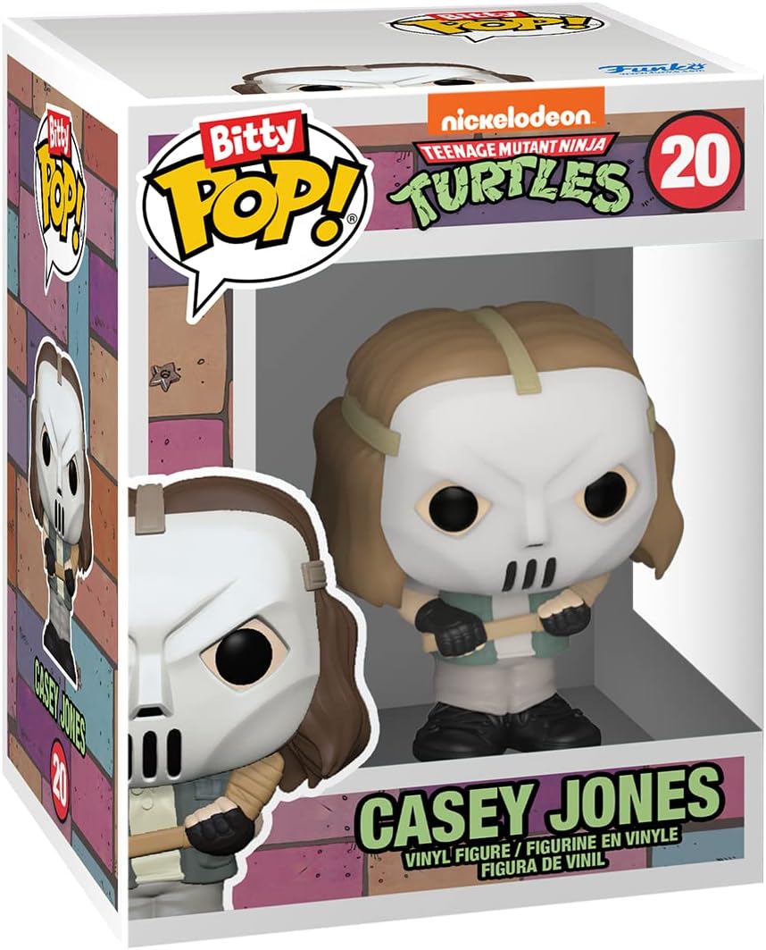 Funko Bitty Pop! Teenage Mutant Ninja Turtles (TMNT) - Donatello, Shredder, Baxter Stockman, & Surprise Mystery Figure - 0.9 Inch (2.2 Cm) Collectable - Stackable Display Shelf Included - Gift Idea