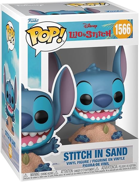 Funko Pop Disney: Lilo and Stitch - Stitch in Sand - Collectable Vinyl Figure - Gift Idea - Official Merchandise - Toys for Kids & Adults - Cartoon/Animation Fans - Model Figure for Collectors