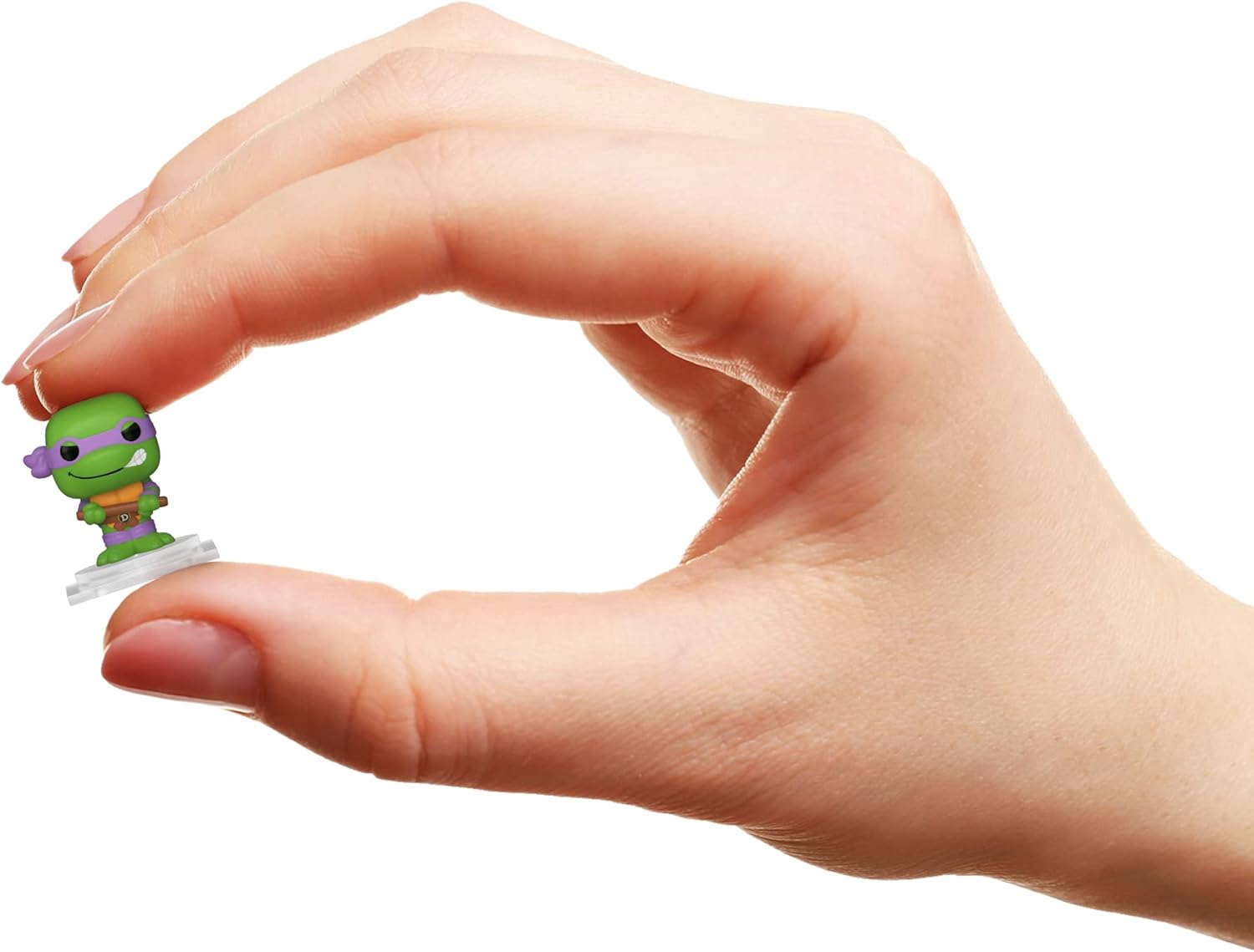 Funko Bitty Pop! Teenage Mutant Ninja Turtles (TMNT) - Donatello, Shredder, Baxter Stockman, & Surprise Mystery Figure - 0.9 Inch (2.2 Cm) Collectable - Stackable Display Shelf Included - Gift Idea