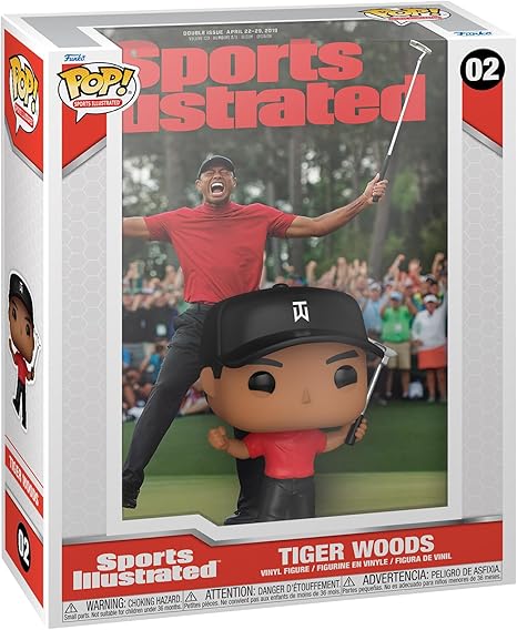 Golf Tiger Woods Sports Illustrated Funko Pop! Cover Figure #02 with Case