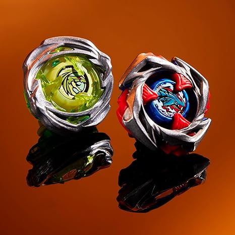 Beyblade X Drop Attack Battle Set with Beystadium Arena, 2 Takara Tomy Tops & Launchers, Impact Drake 9-60LR & Hover Wyvern 3-85N, Battling Game Toys, Ages 8+