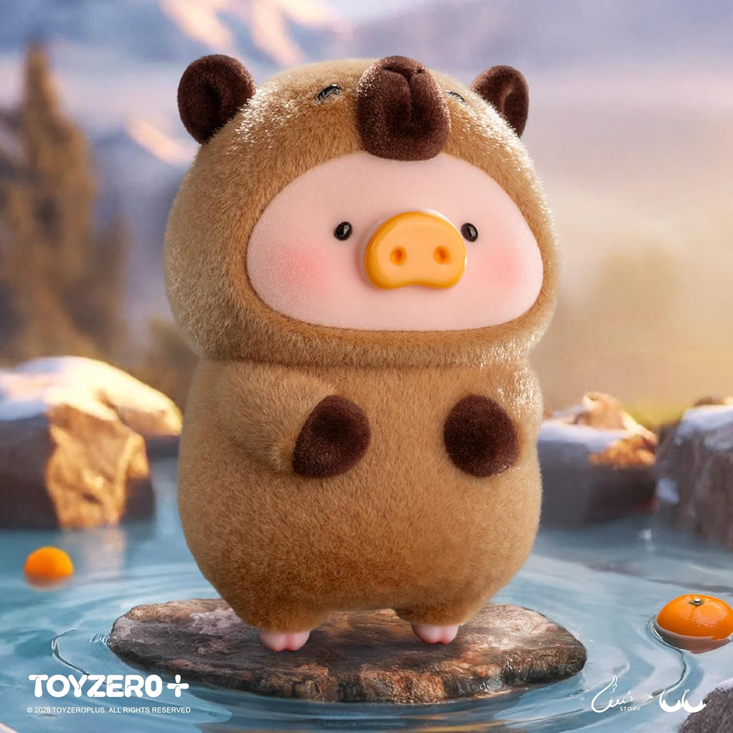 Official Lulu The Piggy Blind Box Figures - Animal Party Series Blind Boxes Mystery Box Cute Animal Figurines Collectible Toys Home Desk Decorations Holiday Birthday Gifts