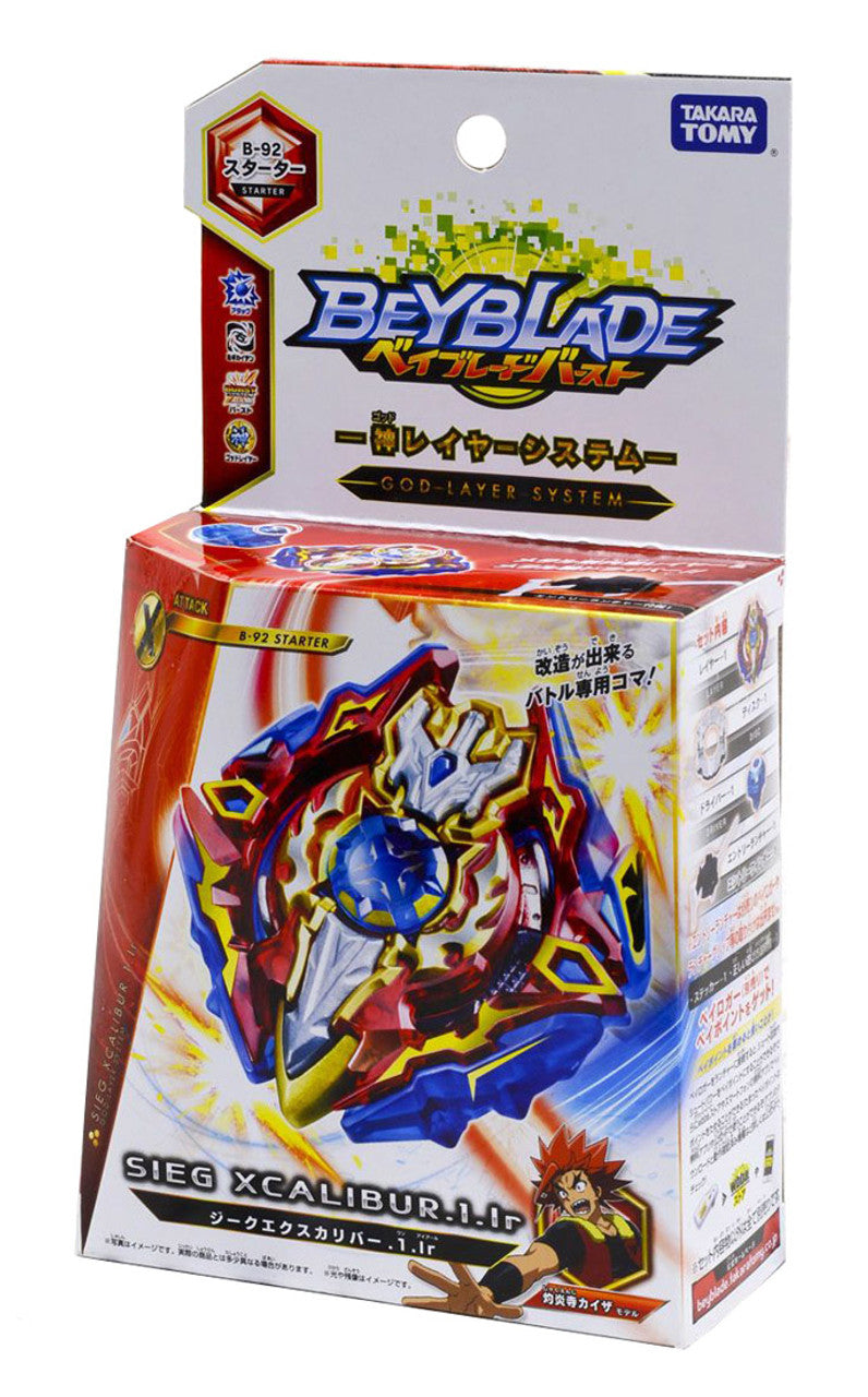 Takara Tomy Beyblade BURST B-92 Starter Sieg Excalibur.1.Ir