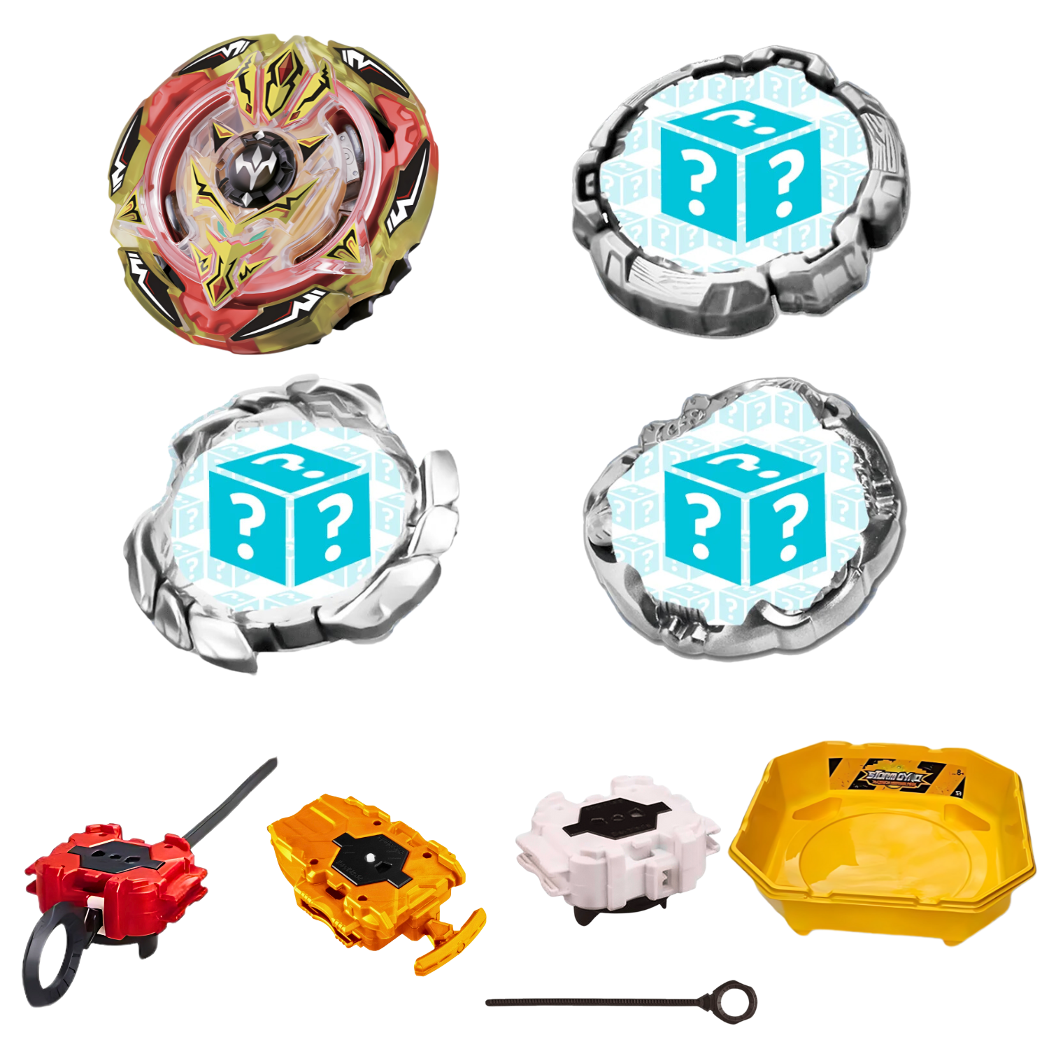 Wedge Performance Tip of Takara Tomy B-103 Screw Trident Beyblade