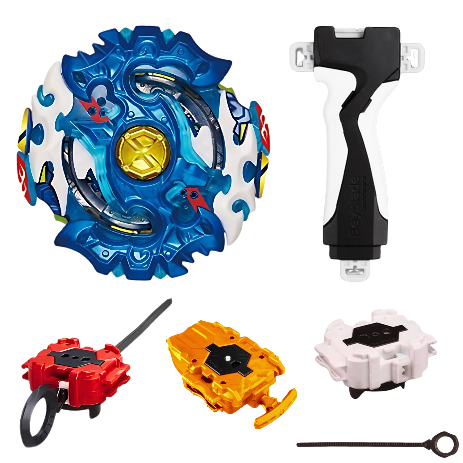 Spriggan Requiem 4Star Iron spinning in intense Beyblade battle arena