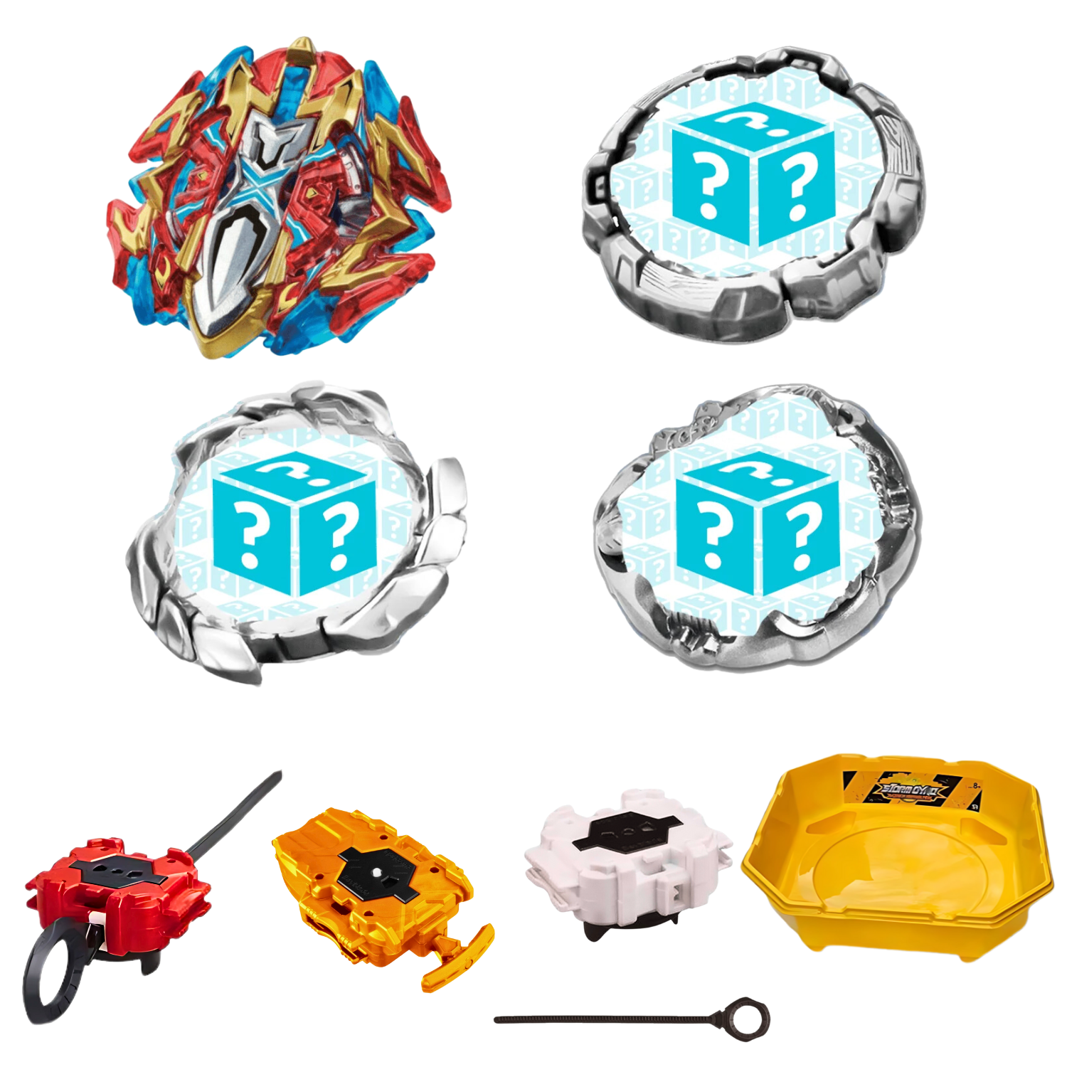 1' Forge Disc in Beyblade Burst B-120 Buster Xcalibur