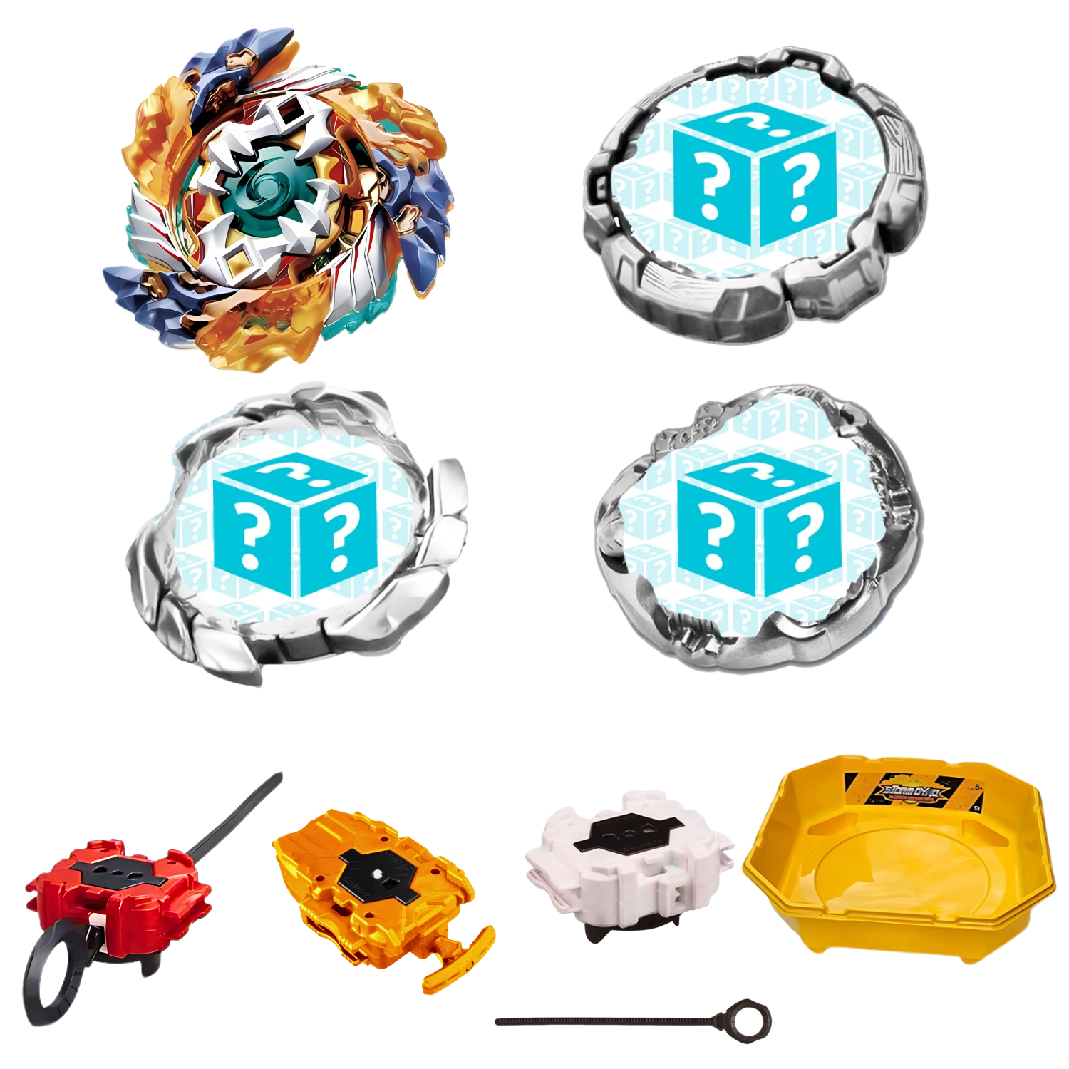 8' Forge Disc in Beyblade Burst B-122 Geist Fafnir
