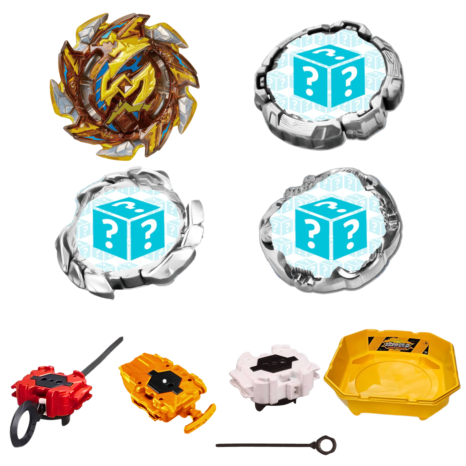 Gravity Forge Disc in Beyblade Burst B-125 02 GOLD Hell Salamander