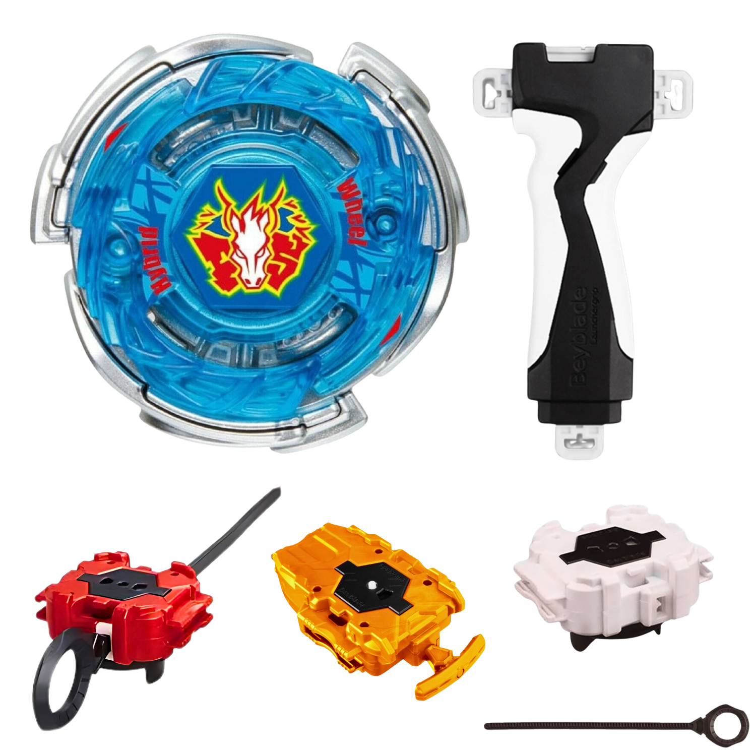Storm Pegasis 10Glaive Quick' spinning in intense Beyblade battle arena