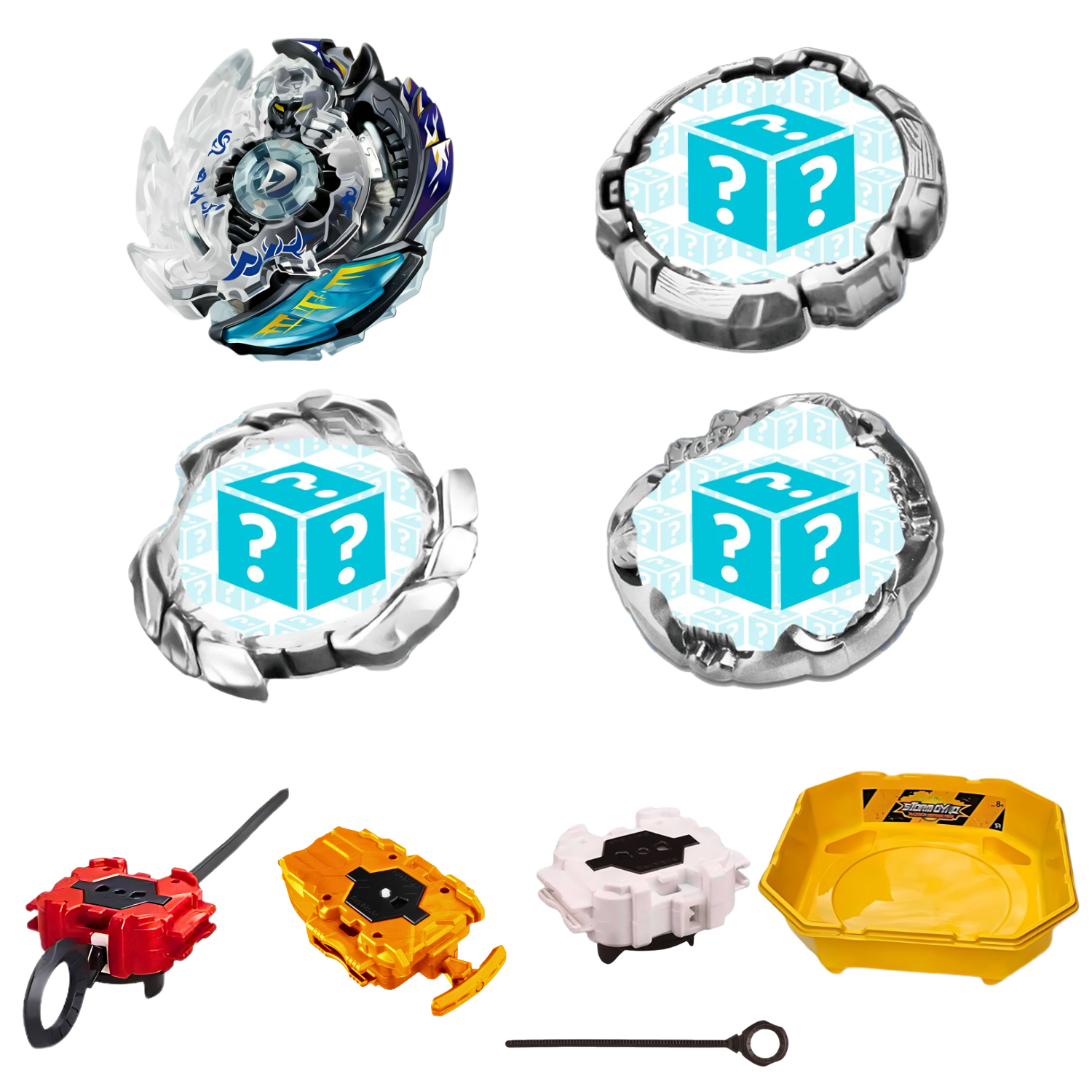Force Forge Disc in Beyblade Burst B-42 Dark Deathscyther
