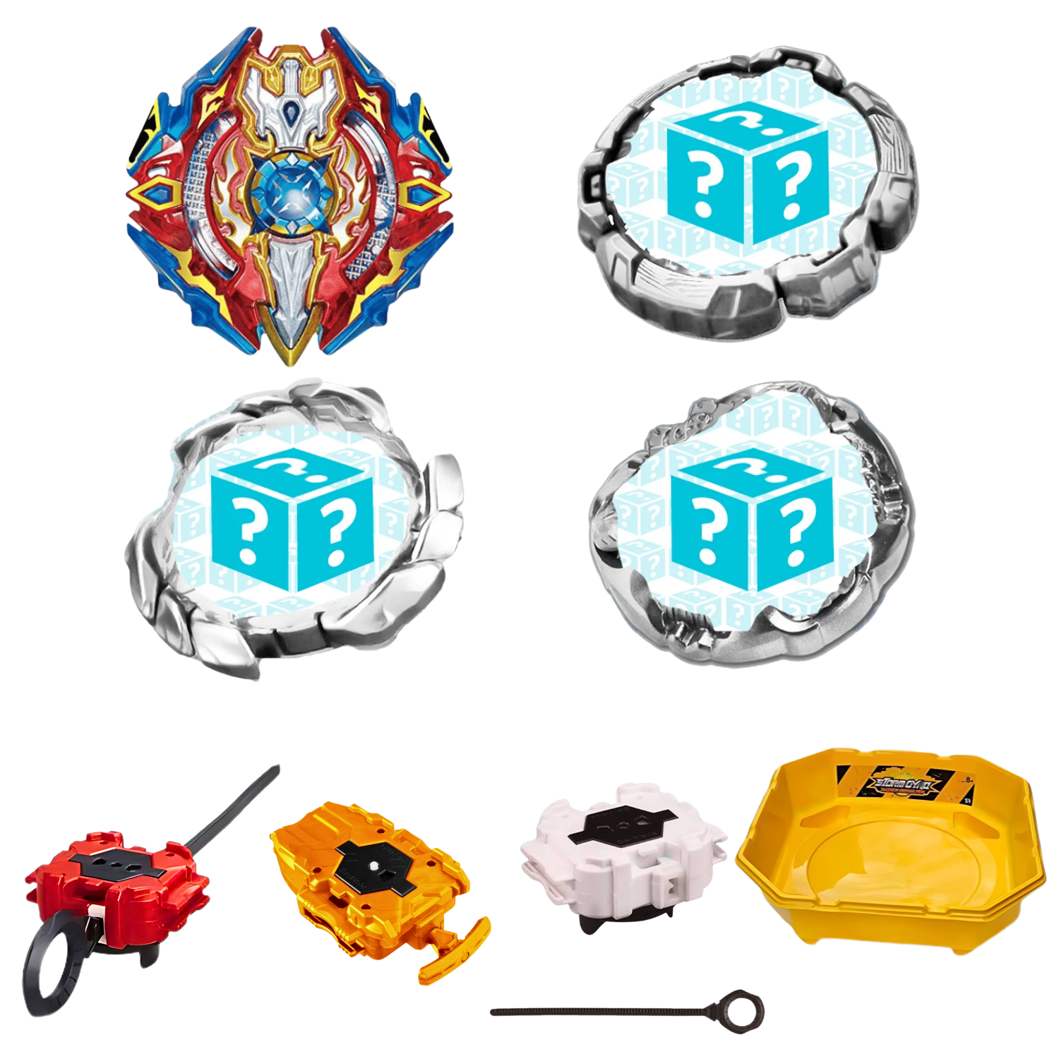 Iron Performance Tip of Takara Tomy B-92 Sieg Xcalibur Beyblade