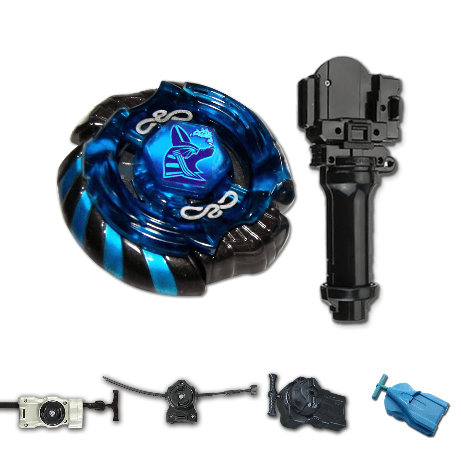 Stylish 85XF B-166 Mercury Anubius Blue Beyblade