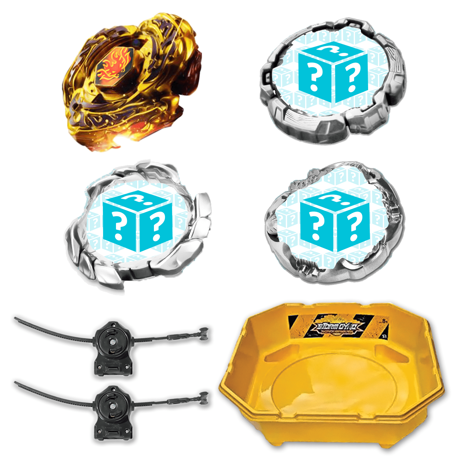 L-Drago Destroy DF105LRF Gold in intense Beyblade Metal Fury battle