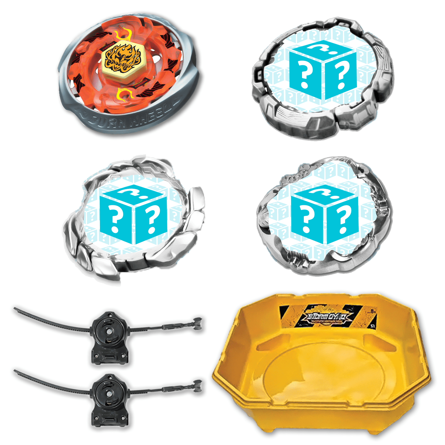 Stylish 135MS BB-59 Burn Phoenix Fireblaze Beyblade