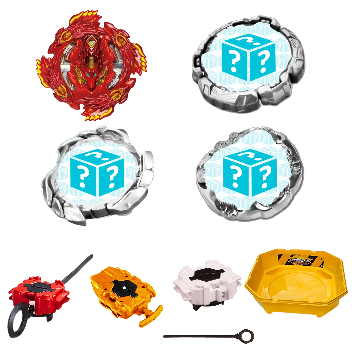 Dragon spear head design on Bloody Longinus in Beyblade BURST B-132 03