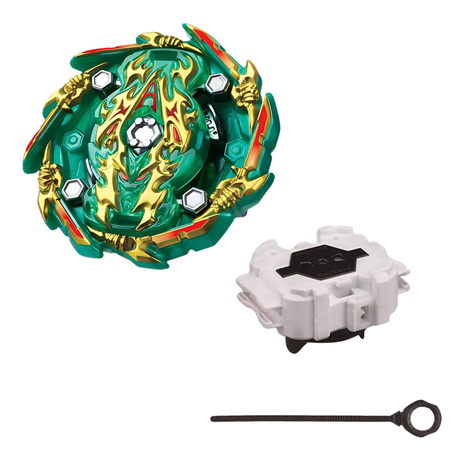 Close-up of Bushin Ashura Energy Layer in Beyblade BURST B-135