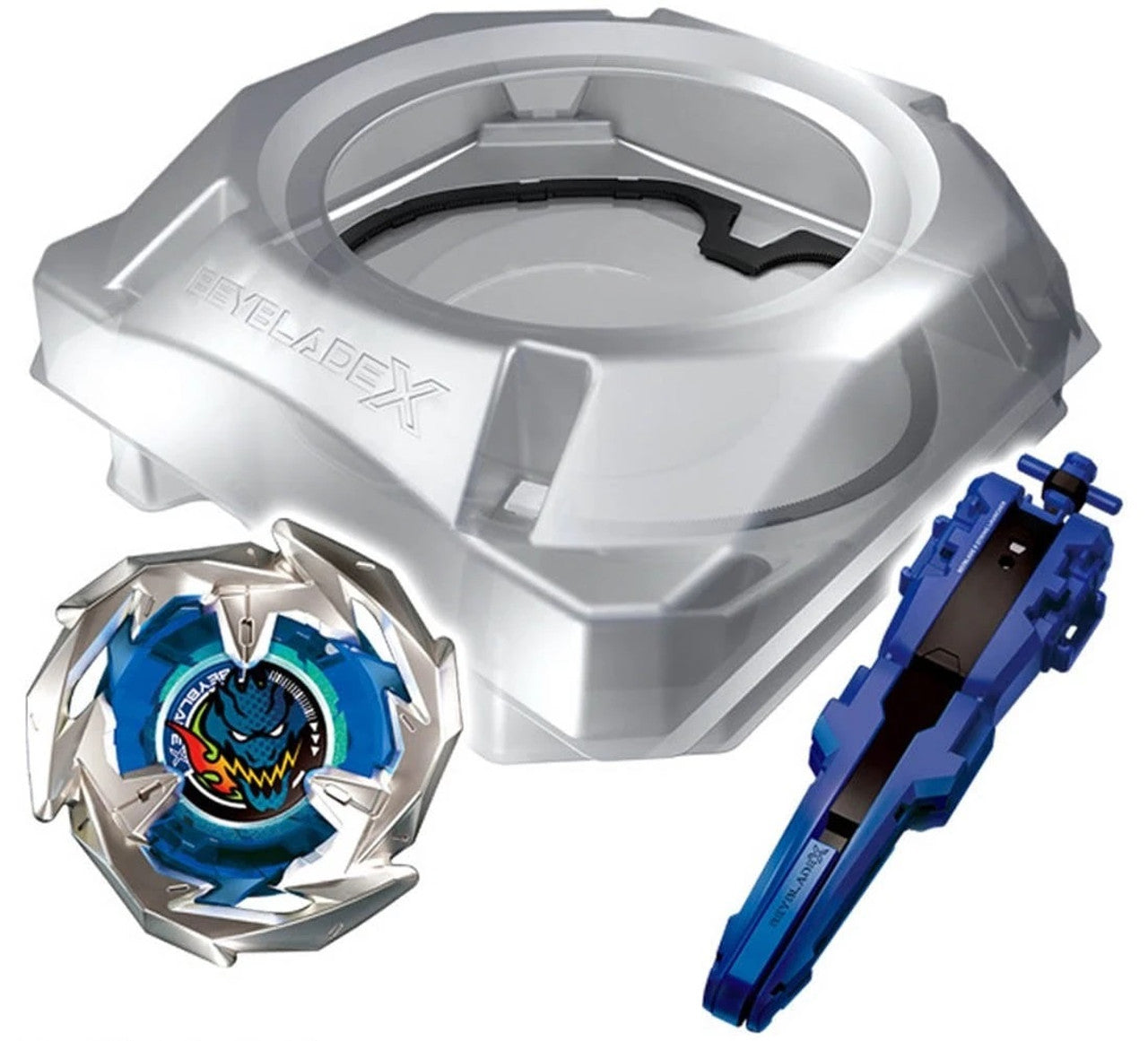 Xtreme Stadium in BX-07 Beyblade battle action