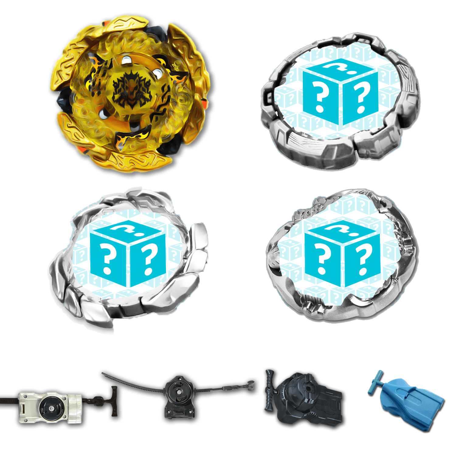 Component breakdown of Takara Tomy BB-99 Hell Kerbecs BD145DS