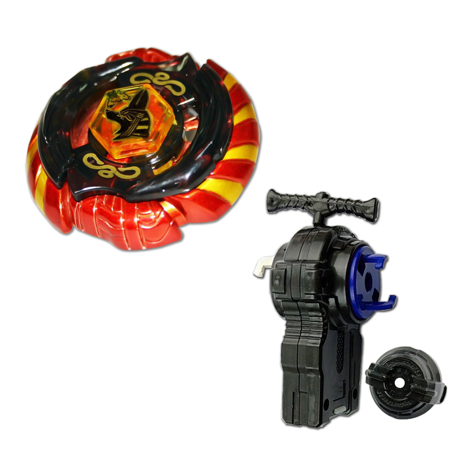 Mercury Anubis Red 85XF - Unbeatable Power Beyblade Deal strip spinner