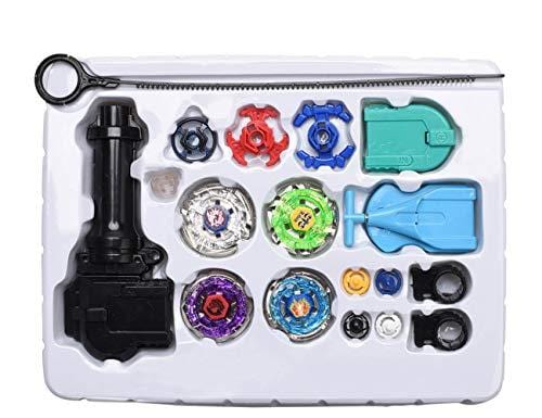 Rare Essential Box Set w/ Storm Pegasus, Flame Libra, Earth Eagle, Lightning L-Drago Plus Launchers & Parts-Beyblades-Essential,RANDO1,RANDO2