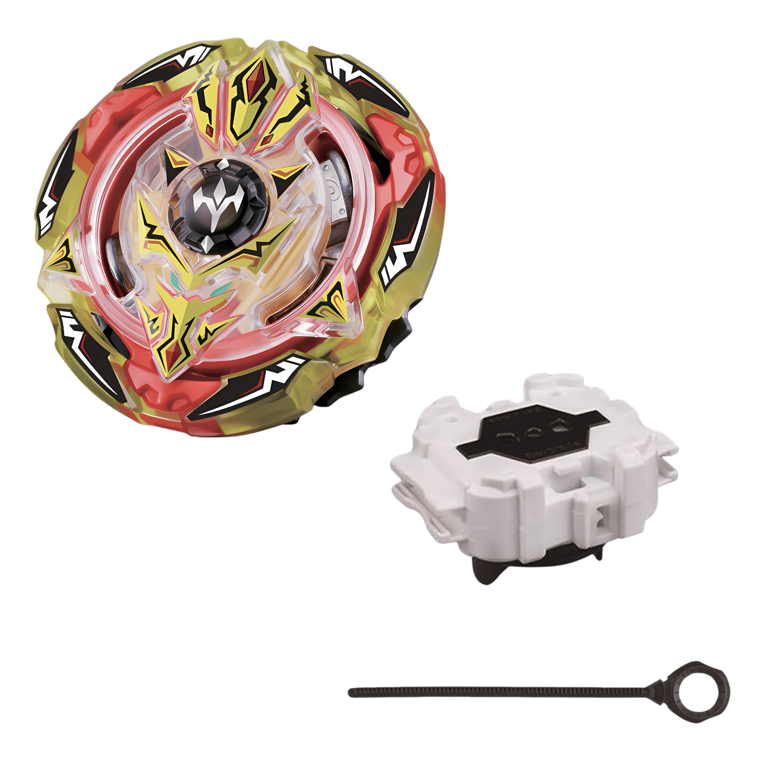 Close-up of Screw Trident Energy Layer in Beyblade BURST B-103