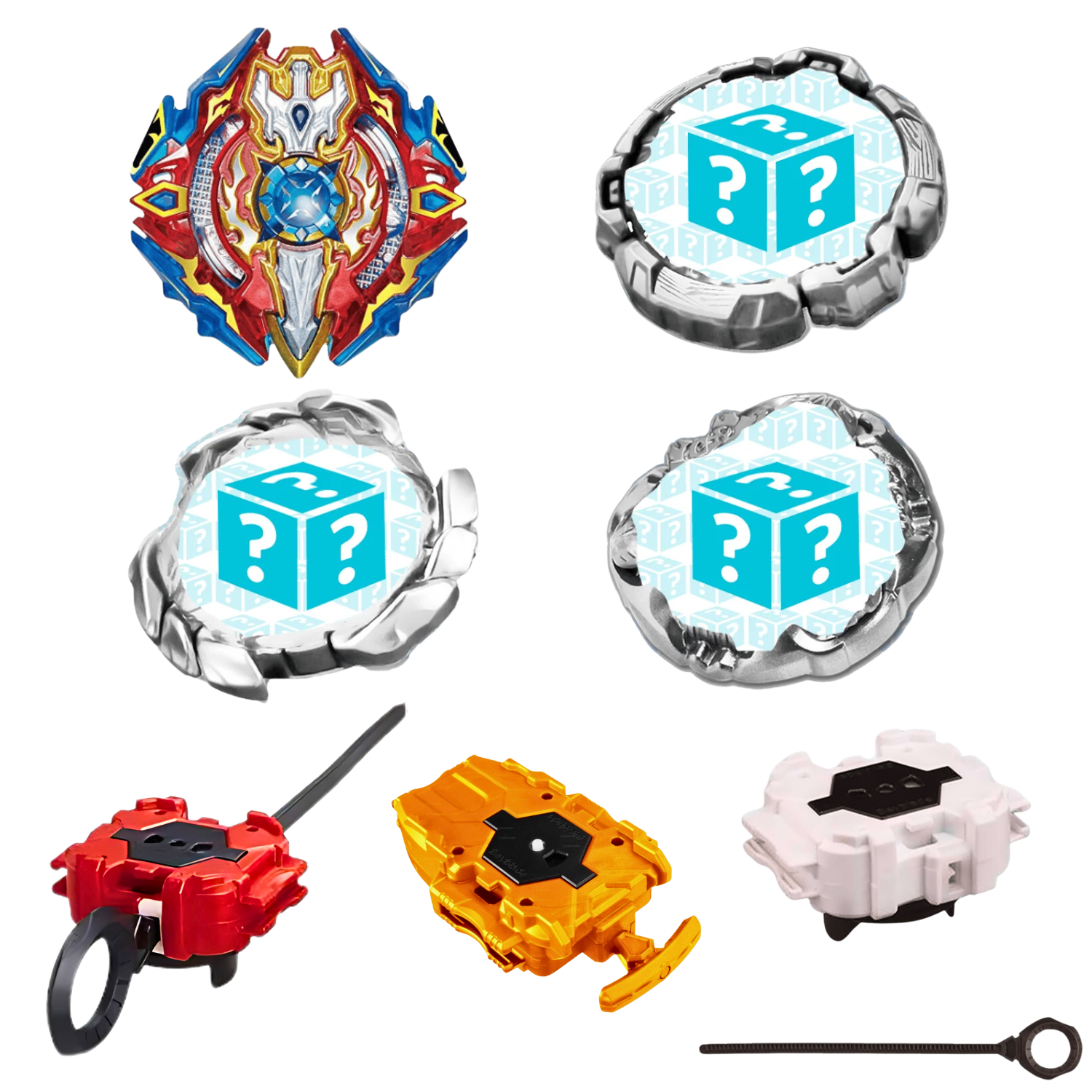 1 Forge Disc detail of Beyblade BURST B-92 Sieg Xcalibur