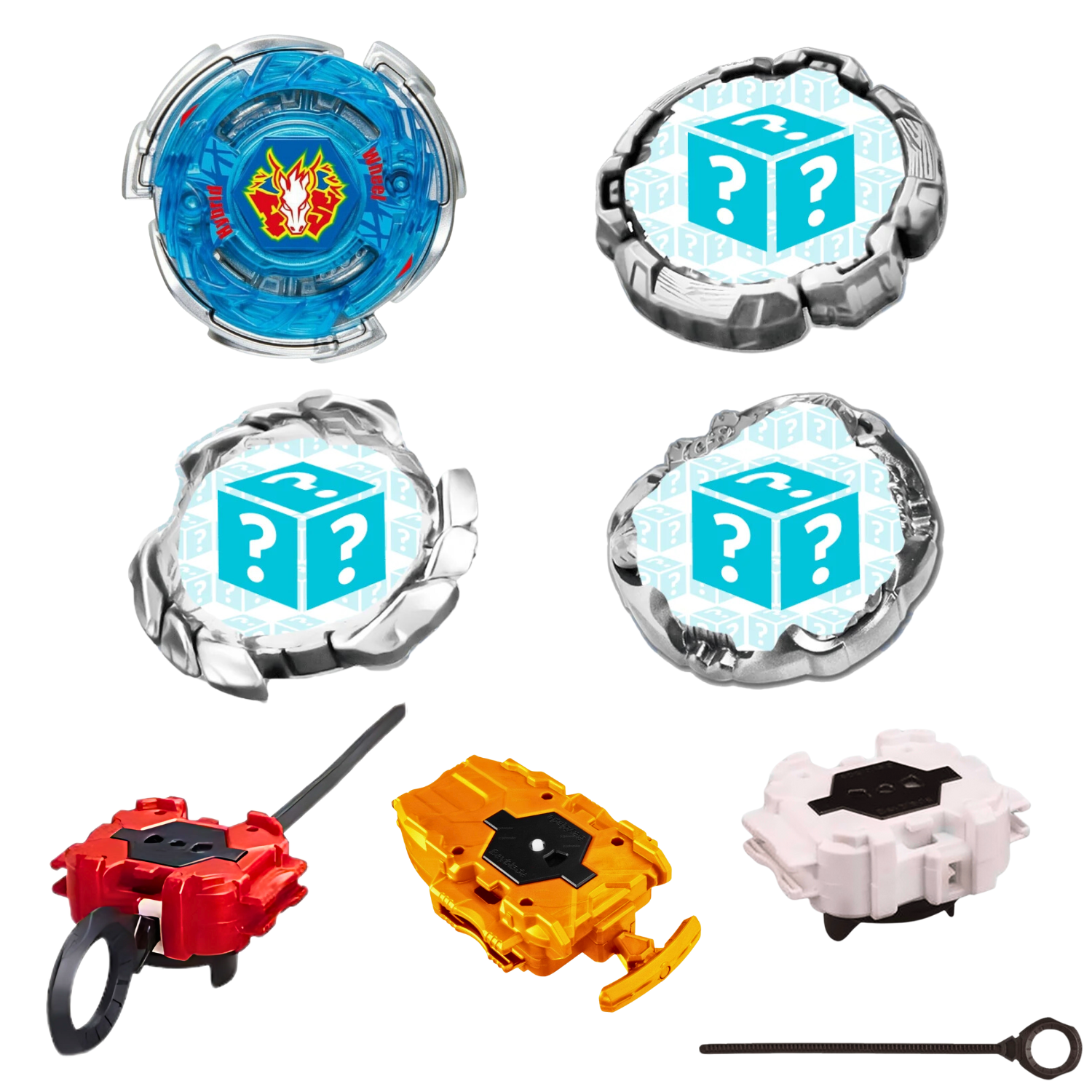 10 Forge Disc with Glaive Frame detail of Beyblade BURST B-140-02