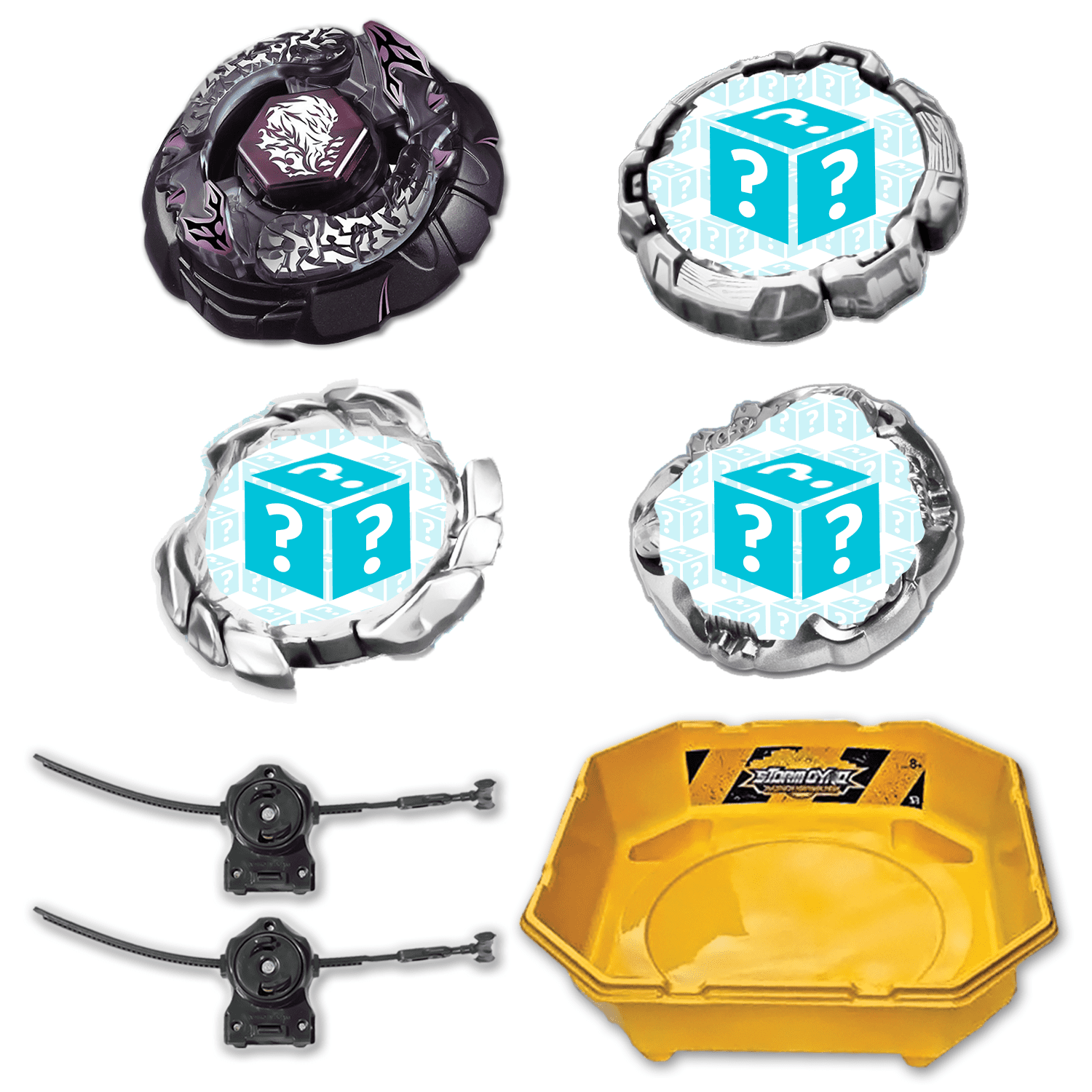 90WF BB-122 Bakushin Susanow Black Beyblade