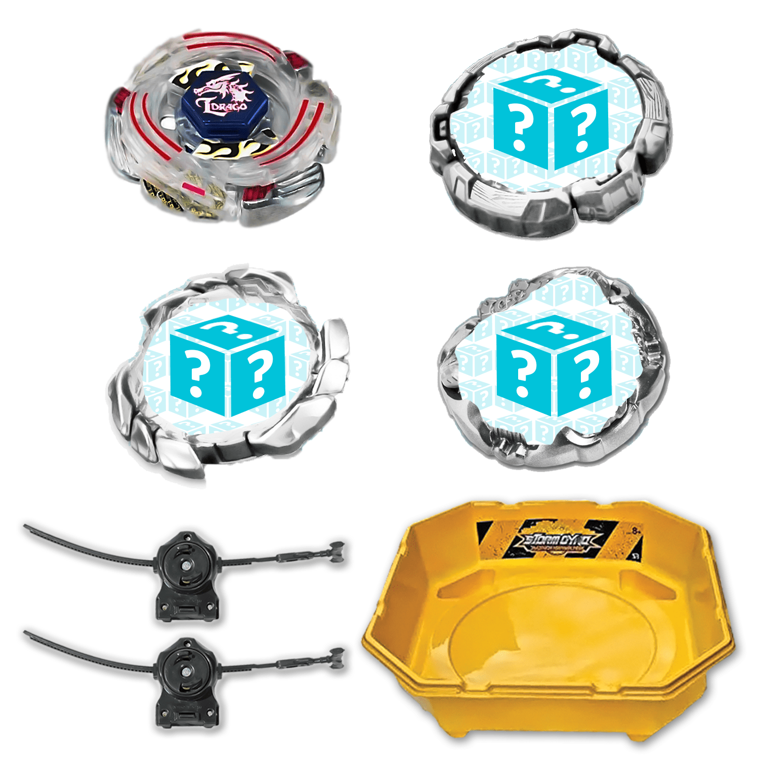 L-Drago Face Bolt in Takara Tomy BB-43 Beyblade