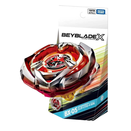 Takara Tomy Beyblade X BX-05 Wizard Arrow 4-80B front view