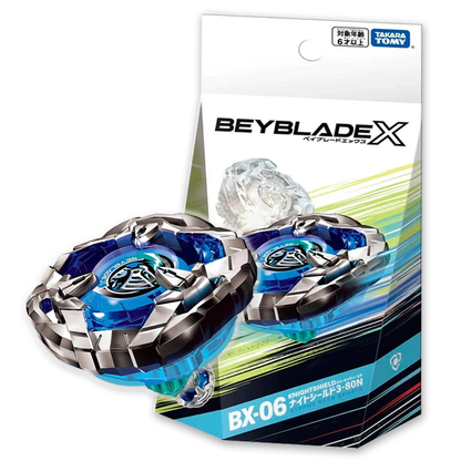 Takara Tomy Beyblade X BX-06 Knight Shield 3-80N front view