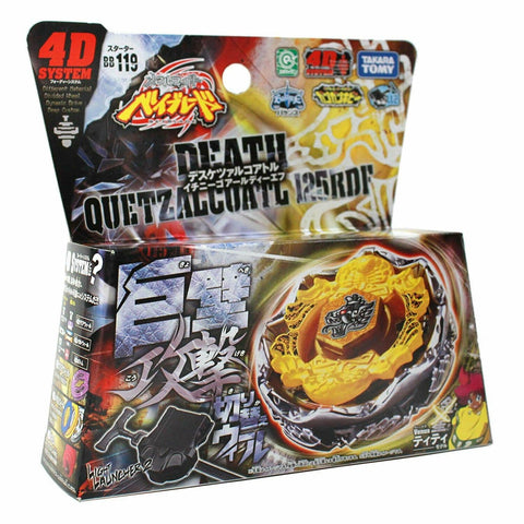 TAKARA TOMY Death Quetzalcoatl 125RDF Metal Fury Beyblade Starter w/ Launcher BB-119