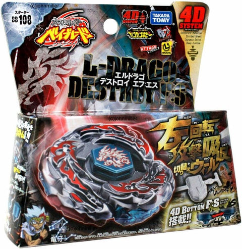 TAKARA TOMY L-Drago Destructor Destroy F:S Metal Fury Beyblade BB-108
