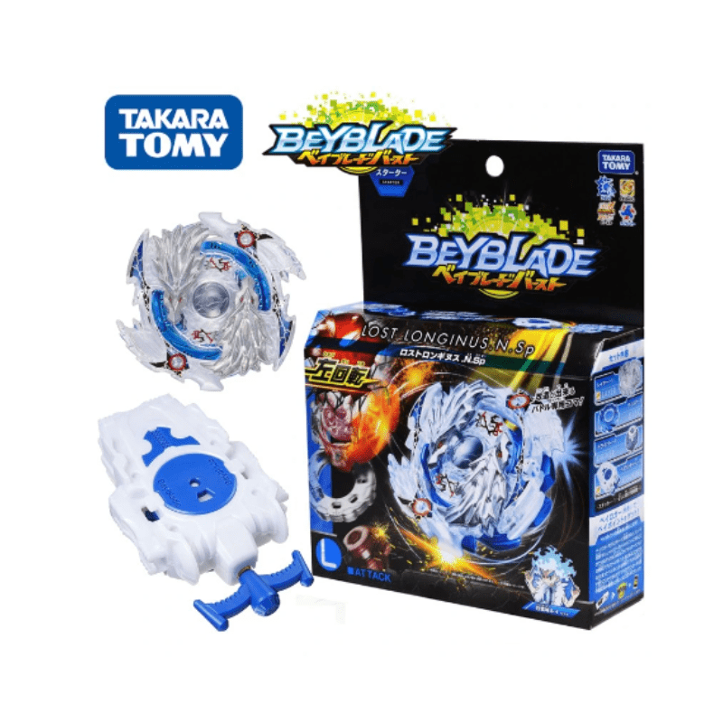 TAKARA TOMY Lost Longinus / Luinor .N.Sp Burst Beyblade Starter w/ Launcher B-66-The Beybladers-Bursty,JOHNBURST1,JOHNBURST2,Rebuy,Takara,TaTo,Tomy