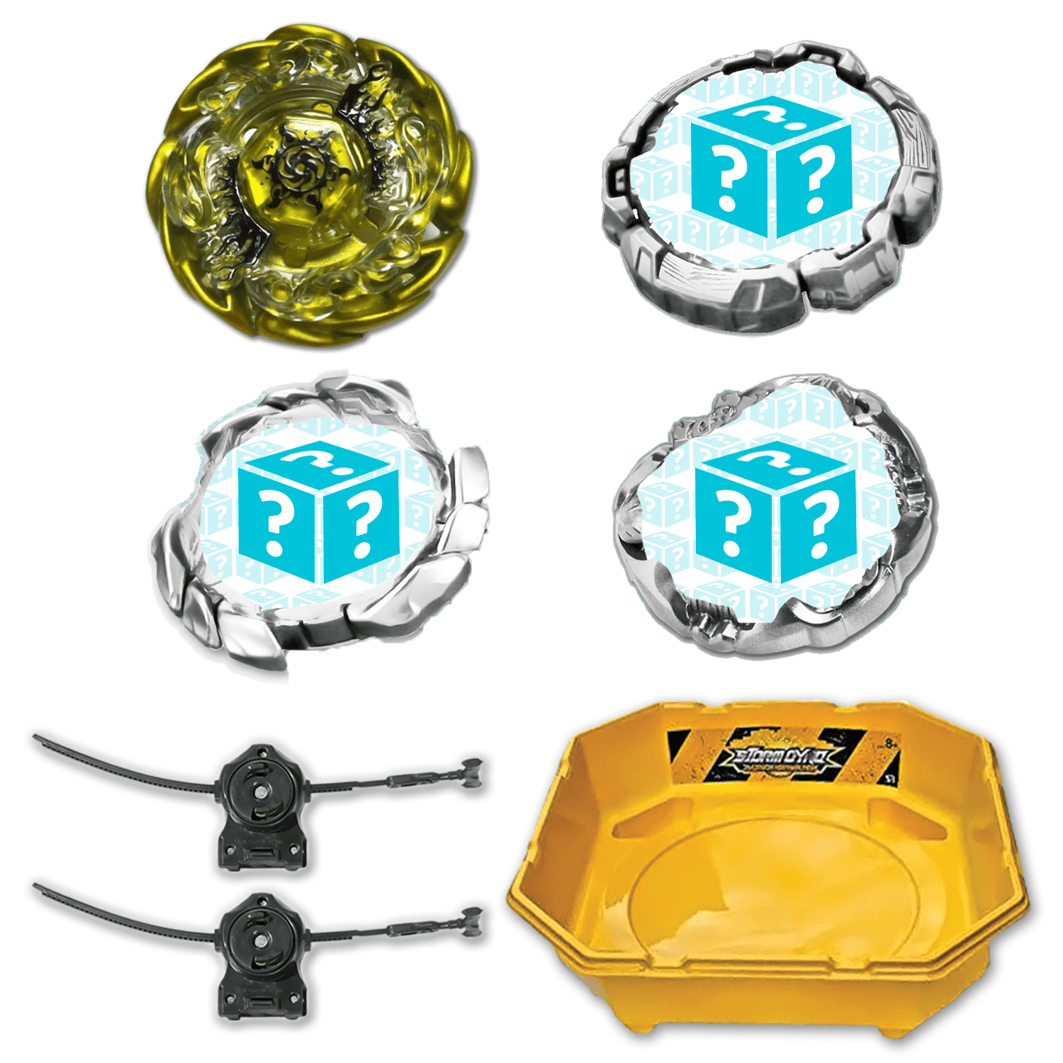 ソルブレイズ V145AS ゴールドver SOL BLAZE GOLD V145AS - Ultimate Beyblade for Champions