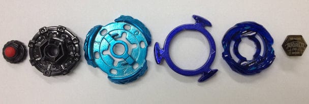 TAKARA TOMY Wing Pegasus / Pegasis S130RB Rare WBBA Metal Fury Beyblade-The Beybladers-Tomy